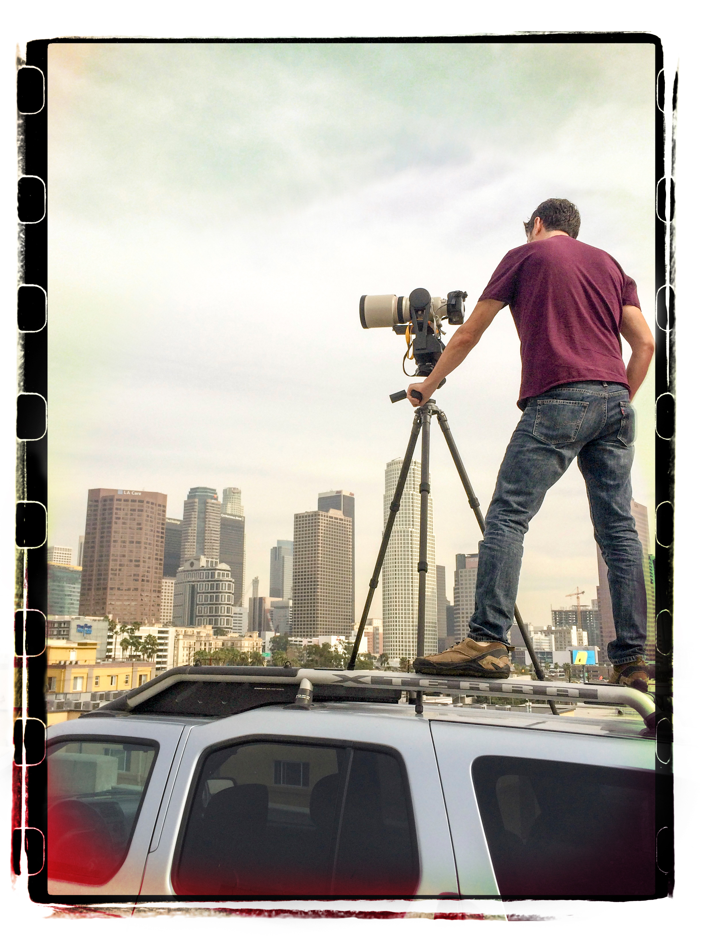 rooftop portrait